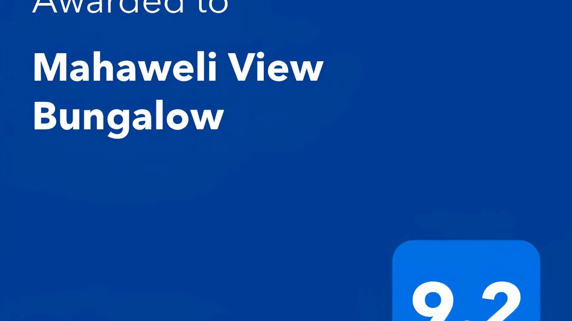 Mahaweli View Bungalow Kandy Sri Lanka